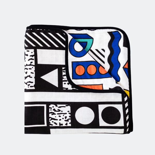 Etta Loves x Camille Walala Reversible Sensory Muslin Blanket (Pre-Order)