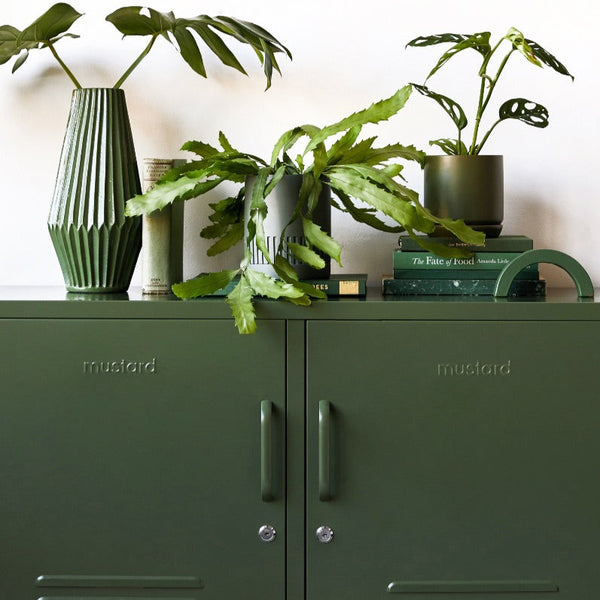 The Lowdown Double Door Locker Cabinet (Olive)