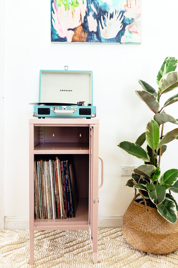 The Shorty Single Door Locker Cabinet (Blush) (Opens to Right)