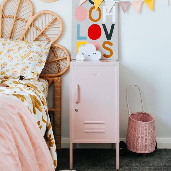The Shorty Single Door Locker Cabinet (Blush) (Opens to Right)