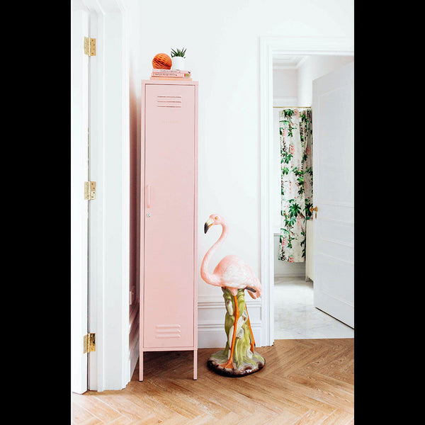 The Skinny Single Door Locker Cabinet (Blush)