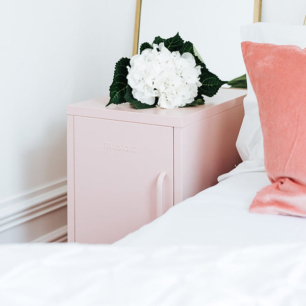 The Shorty Single Door Locker Cabinet (Blush) (Opens to Left)
