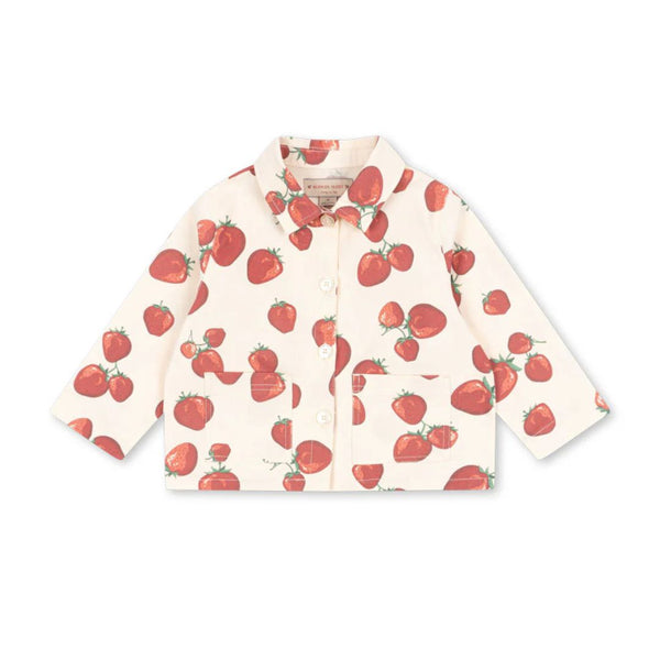Fen Strawberry Print Overshirt Jacket (Fragola)