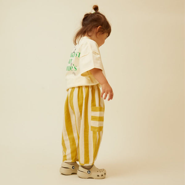 Emerson Lemon Striped Trouser