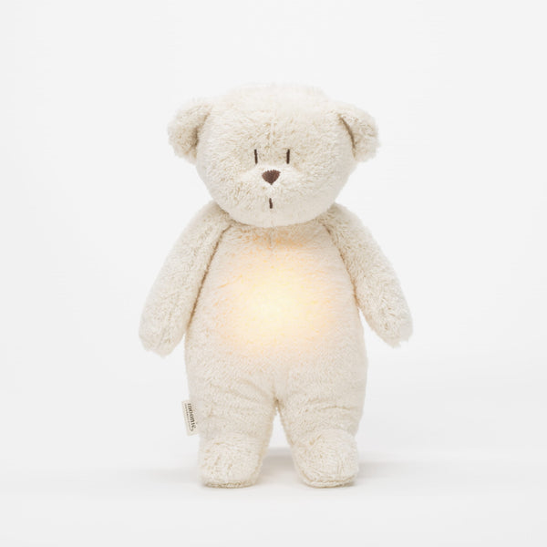 Organic Cotton Humming Bear with Night Light (Polar)