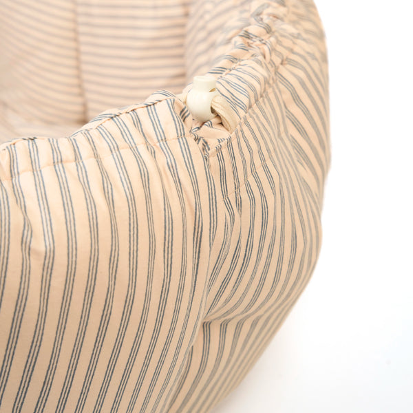 Coco Bloom Baby Nest and Playmat (Stripes Blue)-PRE ORDER END OF APRIL