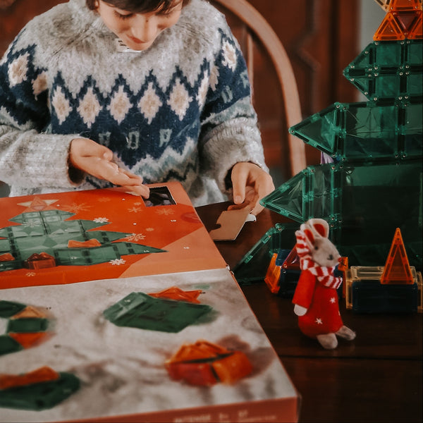 Magnetic Building Tiles Advent Calendar 37 Pieces