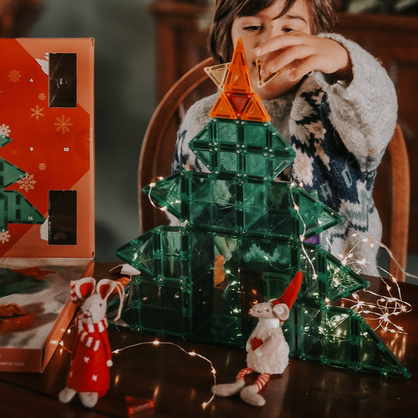 Magnetic Building Tiles Advent Calendar 37 Pieces