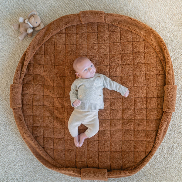Noomad Teddy 3 in 1 Playmat, Toy Storage Bag + Changing Bag (Brown)