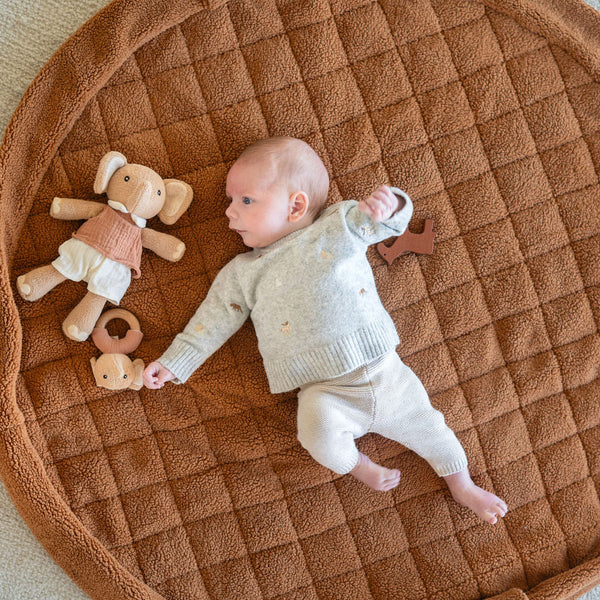 Noomad Teddy 3 in 1 Playmat, Toy Storage Bag + Changing Bag (Brown)