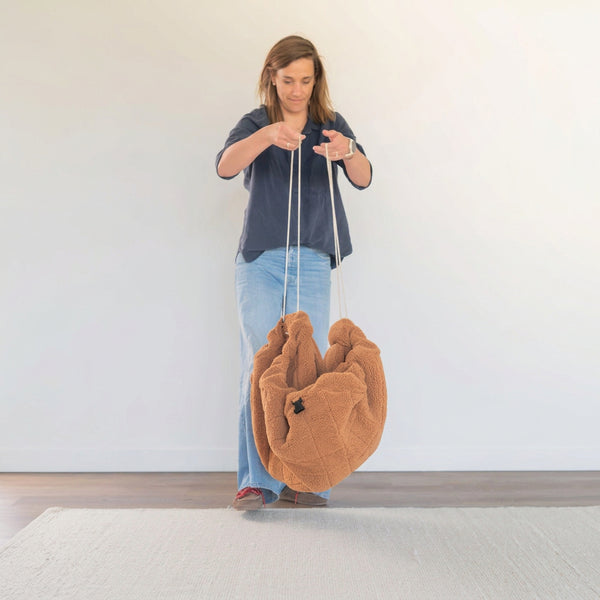 Noomad Teddy 3 in 1 Playmat, Toy Storage Bag + Changing Bag (Brown)