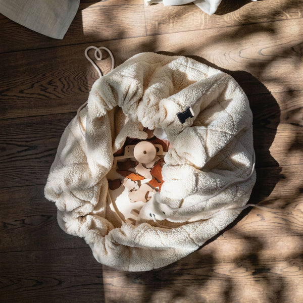 Noomad Teddy 3 in 1 Playmat, Toy Storage Bag + Changing Bag (Oak)-PRE ORDER 3-4 WEEKS