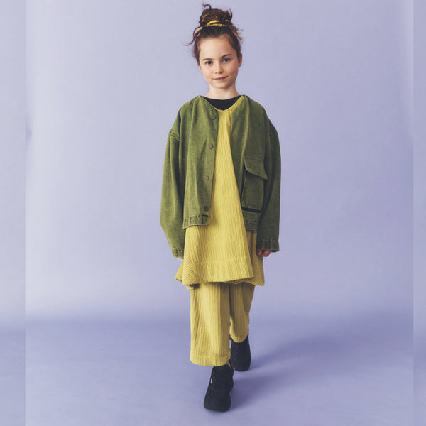 Artemis Acid Green Overdye Denim Jacket