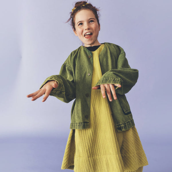 Artemis Acid Green Overdye Denim Jacket