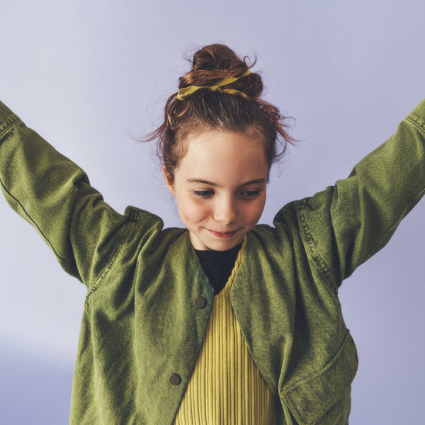 Artemis Acid Green Overdye Denim Jacket
