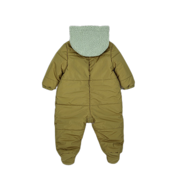 Quilted Hooded Baby Pramsuit