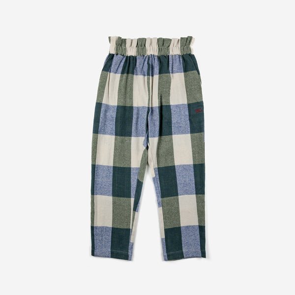 Paperbag Waist Check Trousers