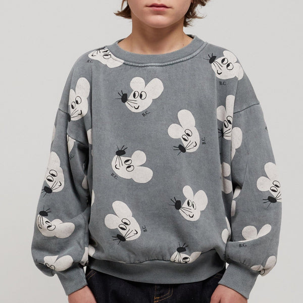 Cartoon Mouse Print Sweatshirt
