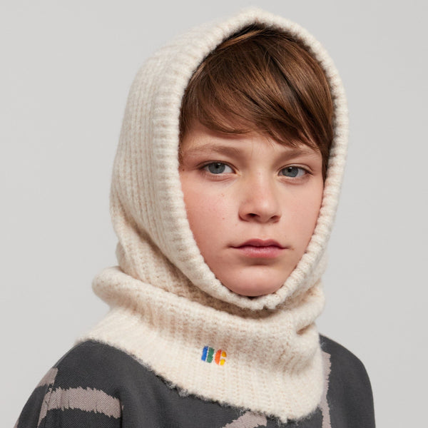 BC Embroidered Knitted Balaclava Hood