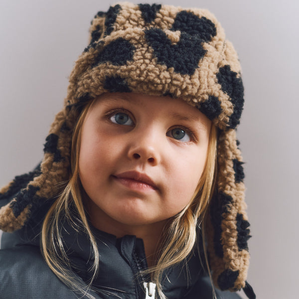 Bravo Aviator Teddy Pile Hat (Mega Leo/Oat Mix)