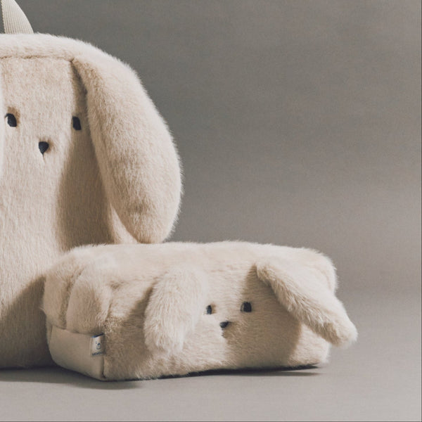 Beno Rabbit Plush Pencil Case (Mist)