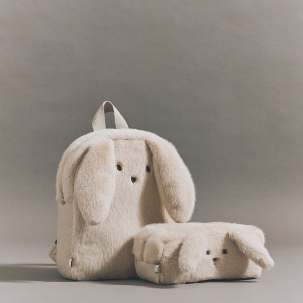 Denise Rabbit Plush Backpack (Mist)