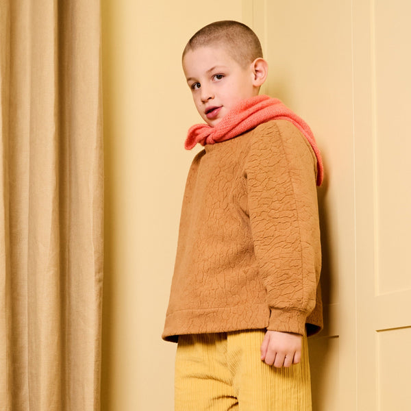 Riverson Cotton Teddy Sweatshirt (Brown)