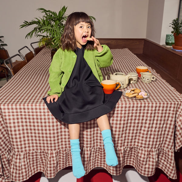 Avery Scuba Black Tunic Dress