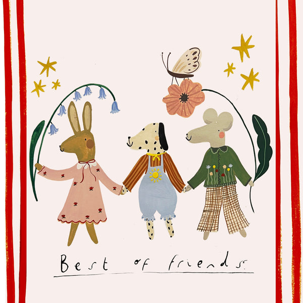 Best of Friends  Art Print