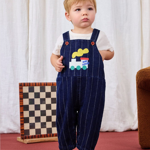 Bobo Choo Choo Denim Baby Dungarees