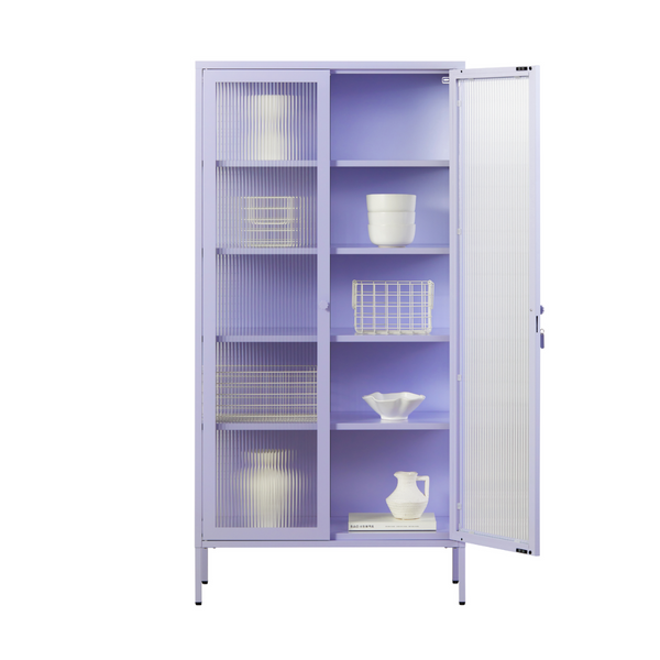 The Collector Mustard Made Storage Cabinet (Lilac)