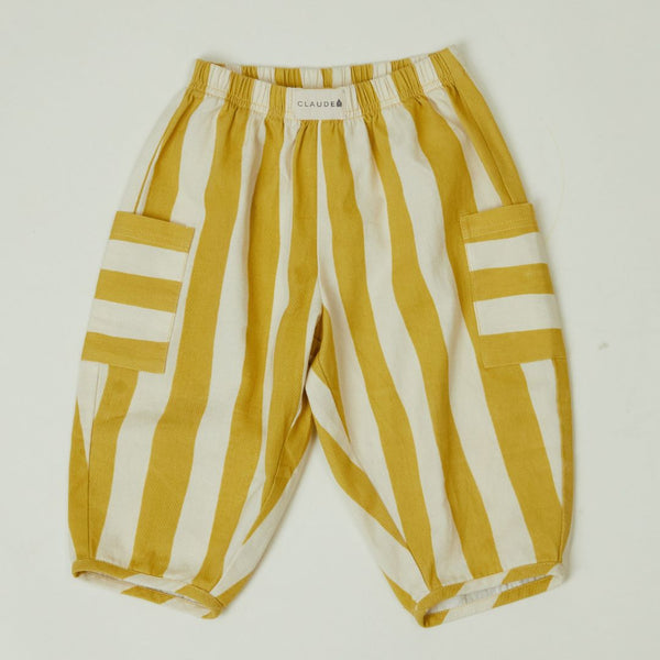 Emerson Lemon Striped Trouser