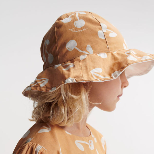 Amelia Reversible Sun Hat (Cherry Blossom/Light Apricot)