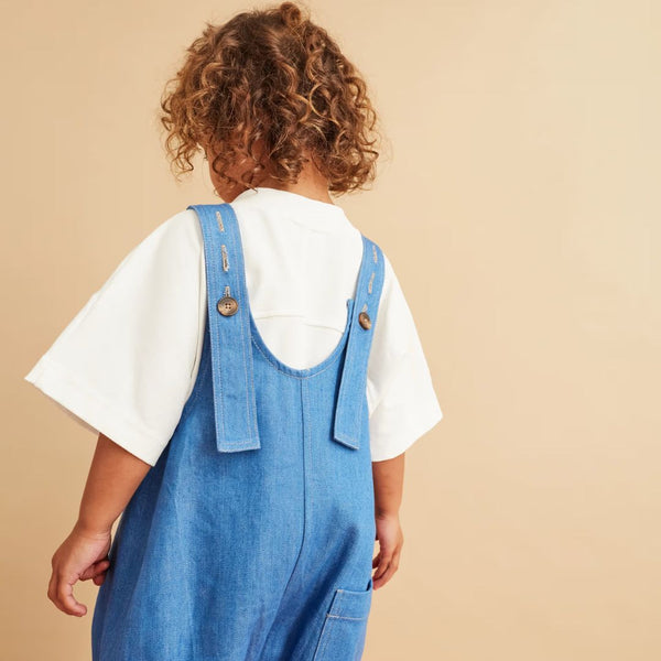 Kai Oversized Denim Dungarees