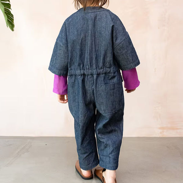 Rae Overall All in One Indigo Denim