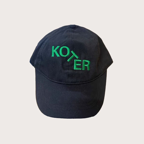 Bowie Adjustable Black Koter Embroidered Baseball Cap