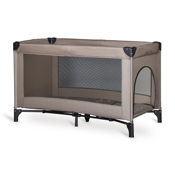 Foldable Baby Zipper Travel Cot (Beige)