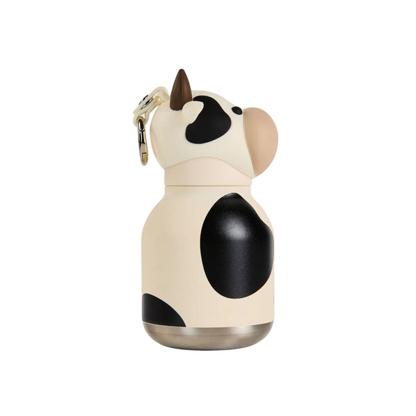 Cow Mini Bestie Insulated Screw Top Key Ring Water Bottle 200ml