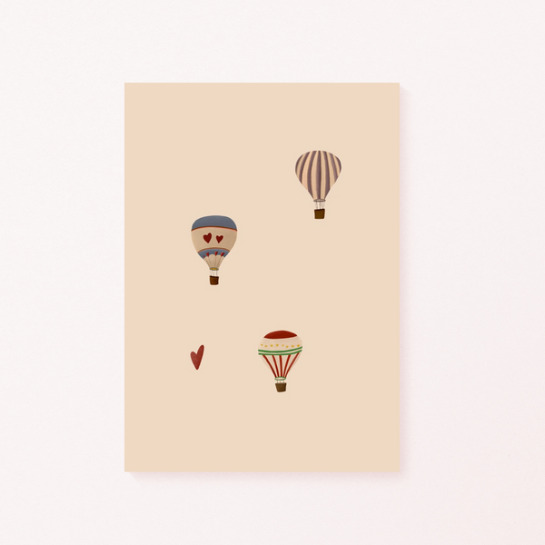Three Balloons Art Print