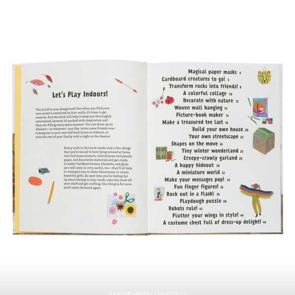Let's Play Indoors - A Book with Fun Crafts for Children