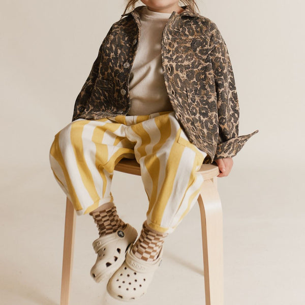 Emerson Lemon Striped Trouser