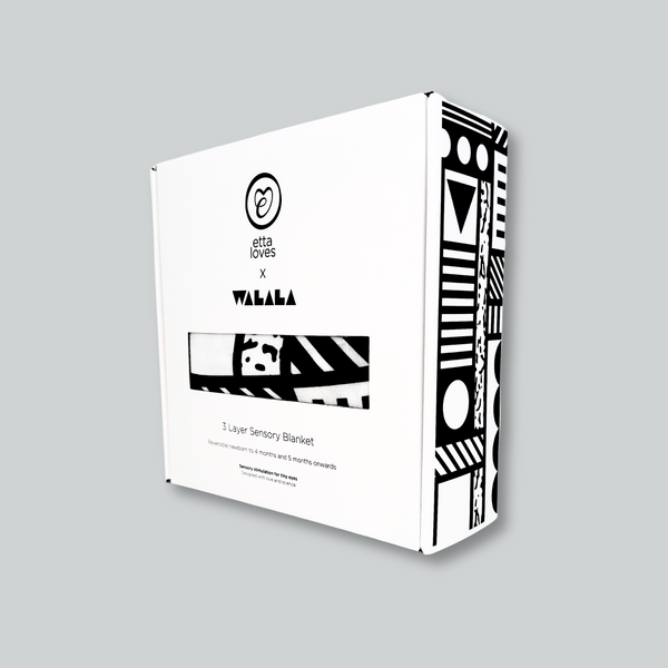 Etta Loves x Camille Walala Reversible Sensory Muslin Blanket