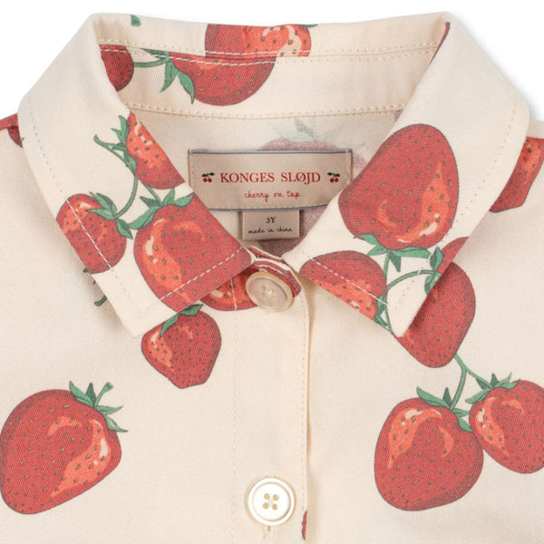 Fen Strawberry Print Overshirt Jacket (Fragola)