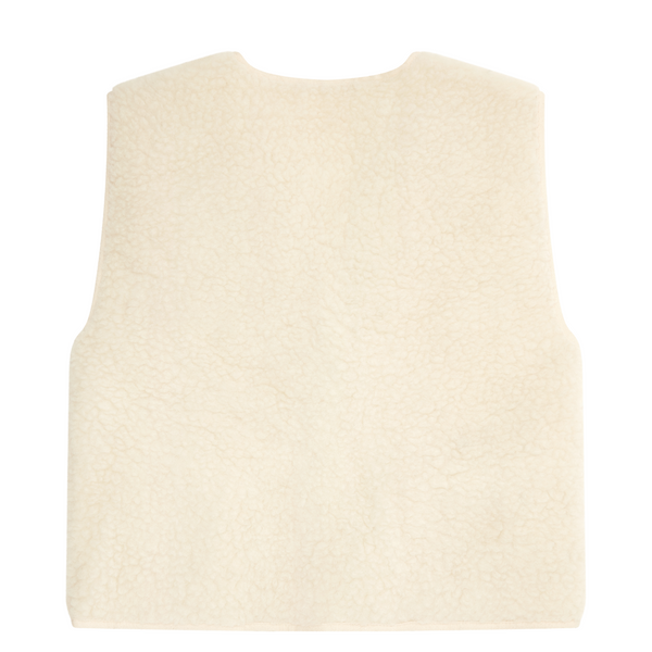 Mama Binibamba Merino Wool Gilet (Milk)