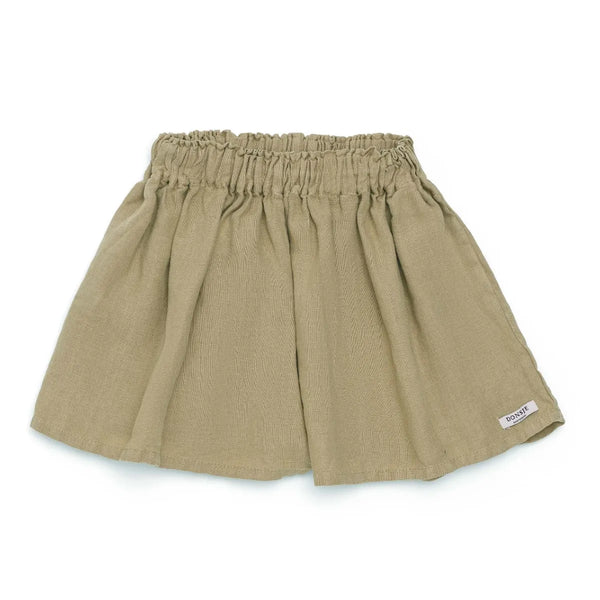 Jorin Paperbag Waist Summer Shorts (Khaki)