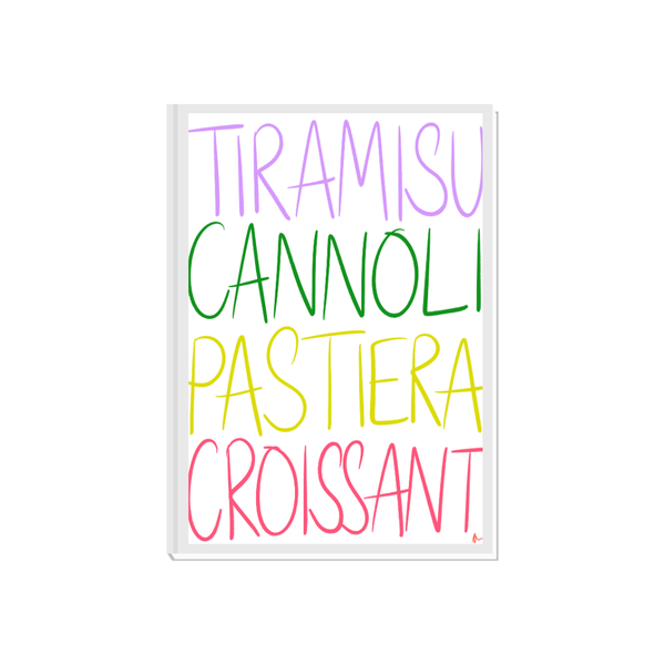 Dessert Lovers Colourful Art Print