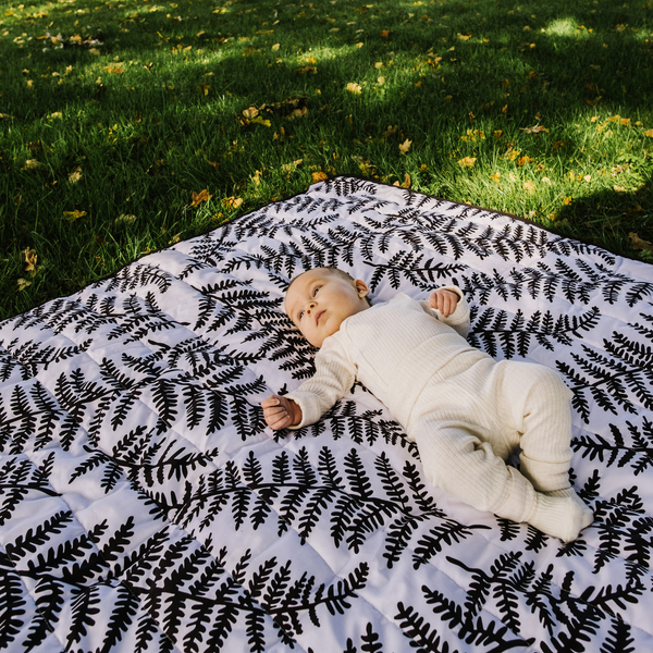 Etta Loves Fern Print Outdoor Reversible Playmat