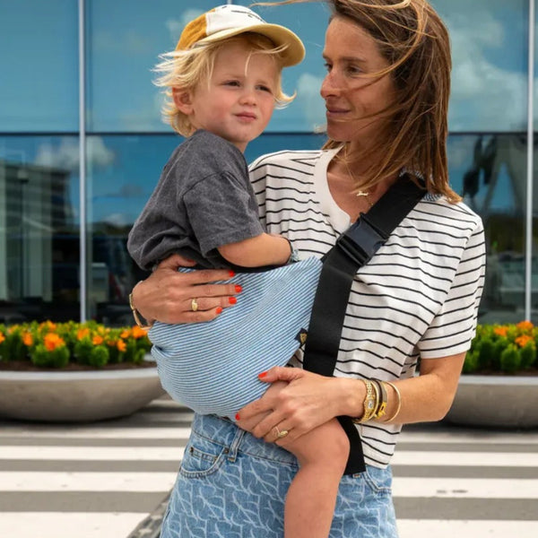 Toddler Carrier (Denim Stripe)