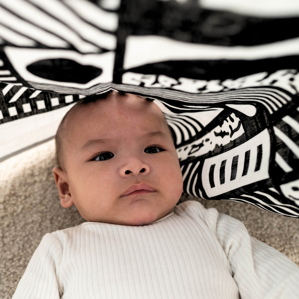 Etta Loves x Camille Walala XL Sensory Baby Muslin (Monochrome) (Pre-Order)