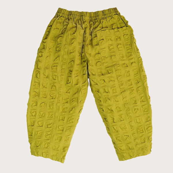 Adult Manu Balloon Seersucker Trousers (Olive)